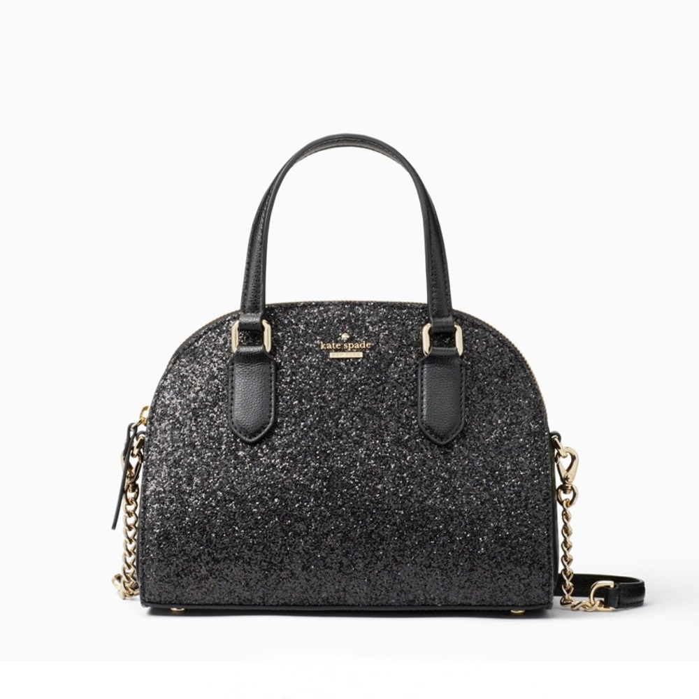 NWT❤️ Glittery Kate Spade Satchel - Stunning! - Picture 1 of 5